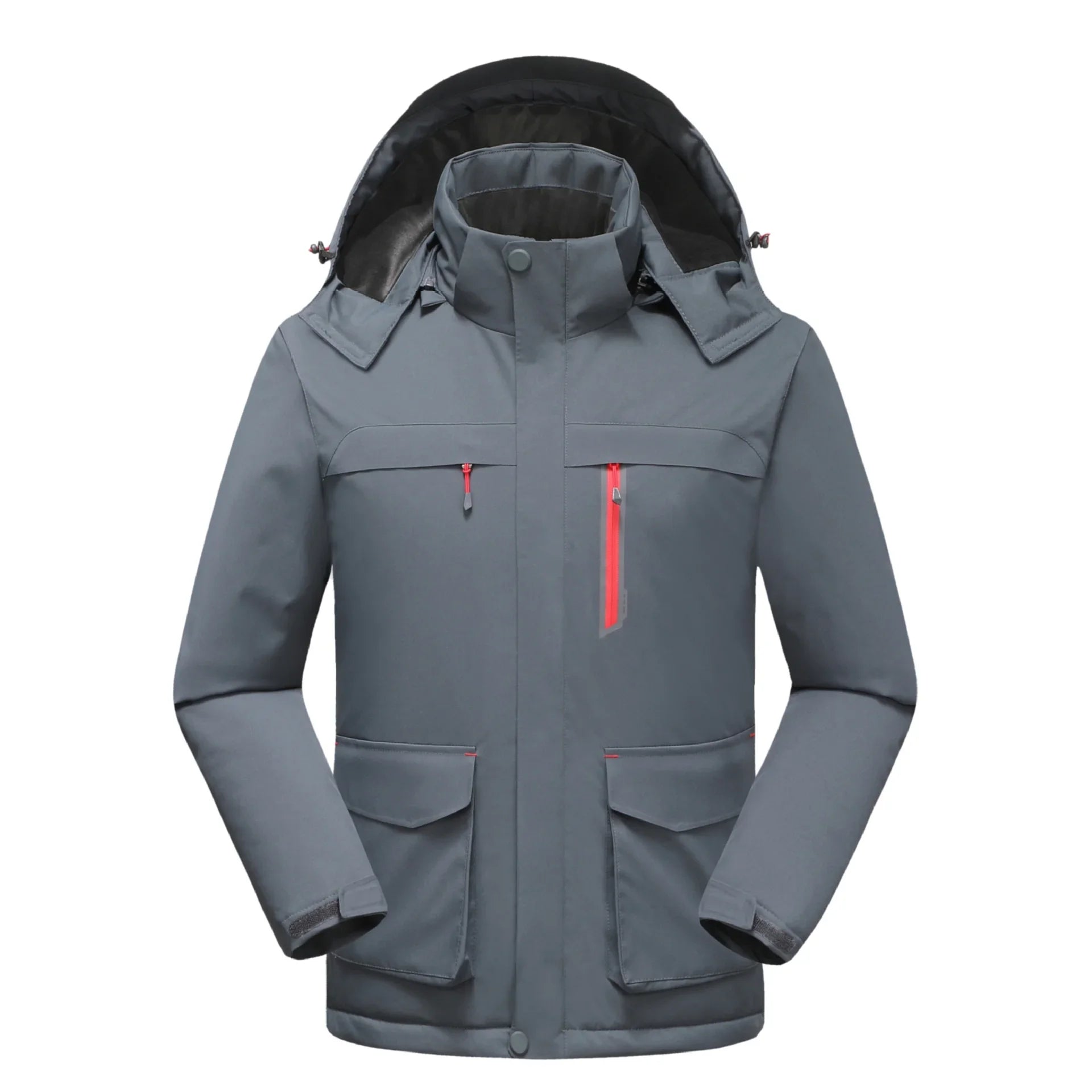 Intelligent Heating Jacket Men Women Electric Thermal Warm Winter Coat Charging Heated Windproof Outdoor Sports Skiing Jacket