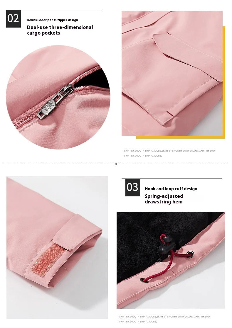 Intelligent Heating Jacket Men Women Electric Thermal Warm Winter Coat Charging Heated Windproof Outdoor Sports Skiing Jacket